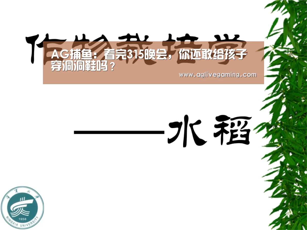 AG捕鱼:看完315晚会,你还敢给孩子穿洞洞鞋吗?(图2) AG捕鱼