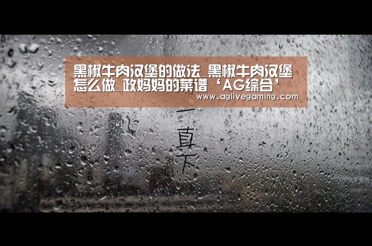 黑椒牛肉汉堡的做法_黑椒牛肉汉堡怎么做_政妈妈的菜谱‘AG综合’(图2) AG直达